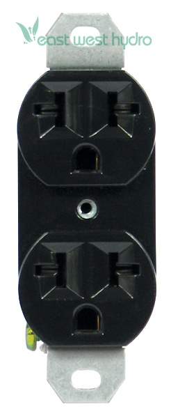 Sunlight Supply - 120/240 Volt Duplex Outlet (Non-Ul) (400025