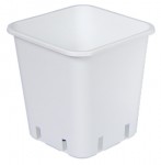 Square Plastic Pots – 8.5"x8.5" / 10L - White – Botanicare (724570)