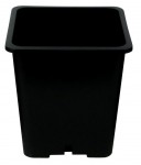 Premium Square Black Plastic Pots – Sunlight Supply (724655)
