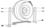 4" Vortex Fan Mounting Bracket (736706)